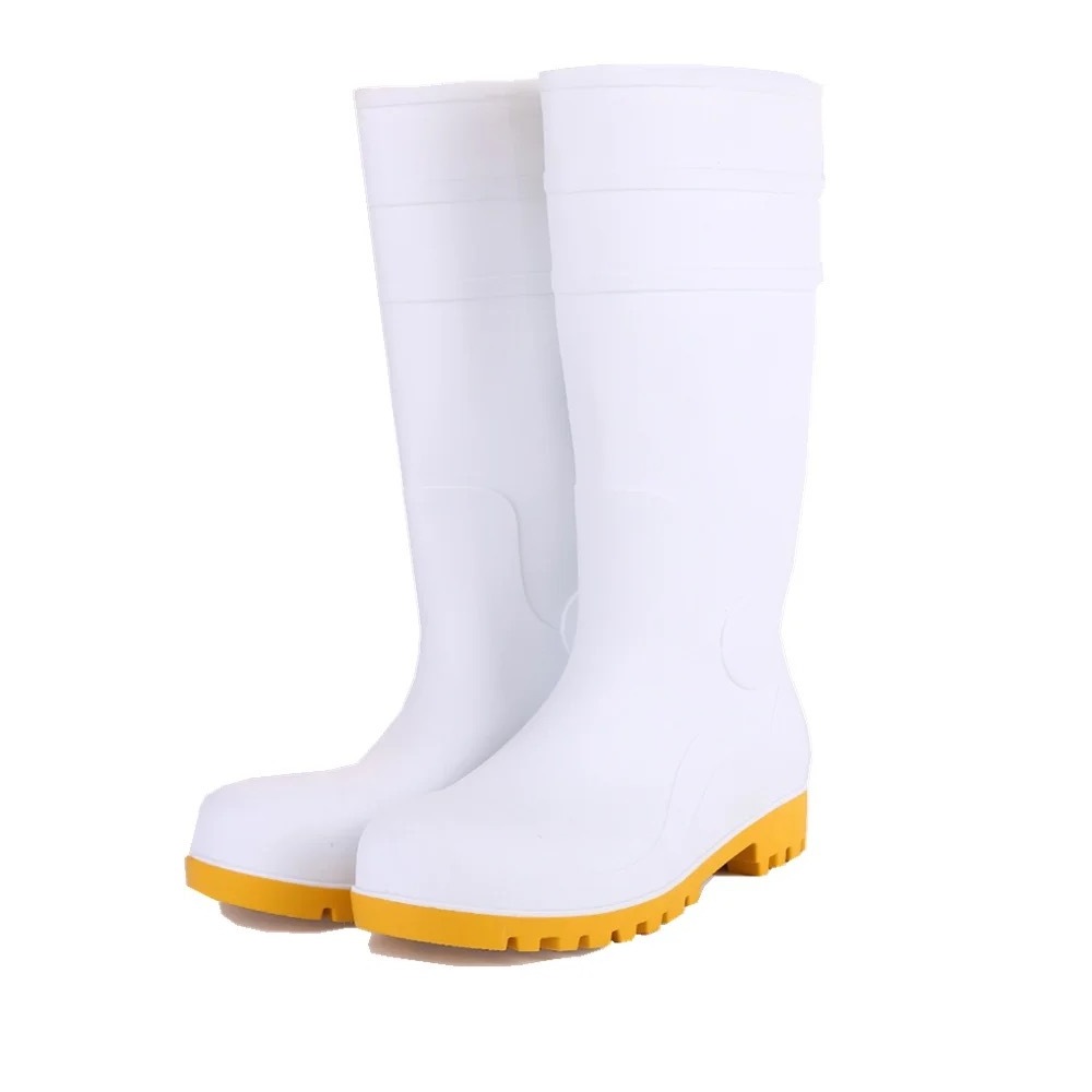 Safety Shoes with Steel Toe Caps and Mid Sole Labor Protection Rain Boots