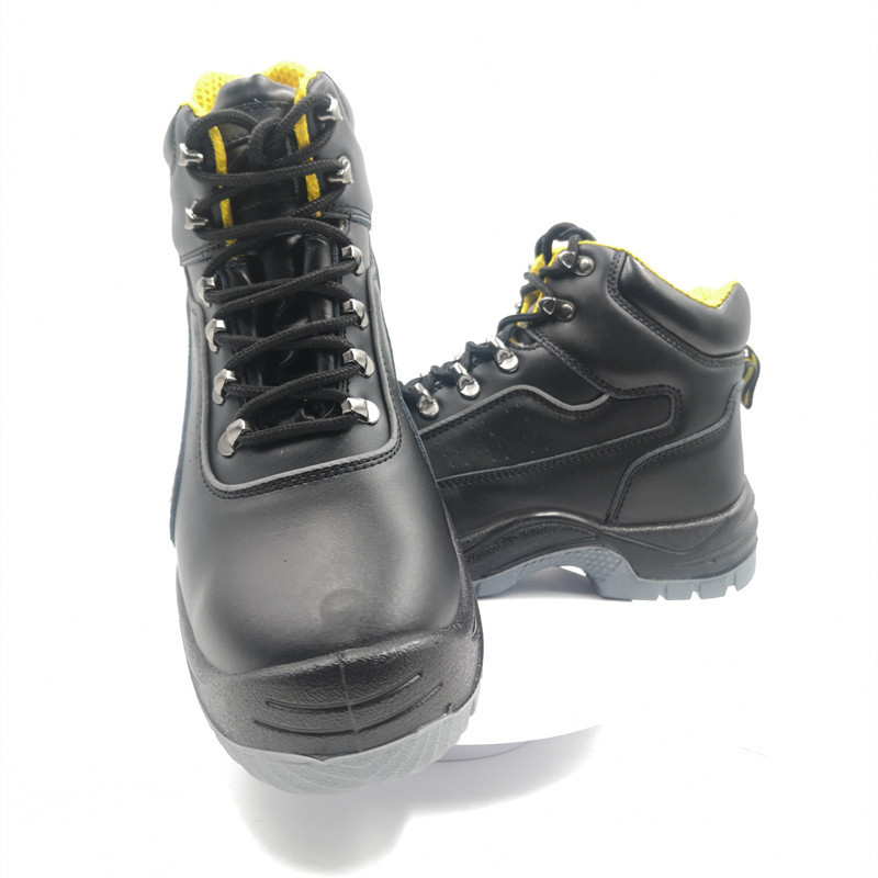 Wholesale Steel Toe Men Safety Shoes oil resistant non slip safety boots anti static work shoes puncture proof