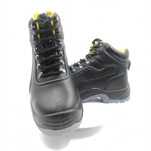 Wholesale Steel Toe Men Safety Shoes oil resistant non slip safety boots anti static work shoes puncture proof