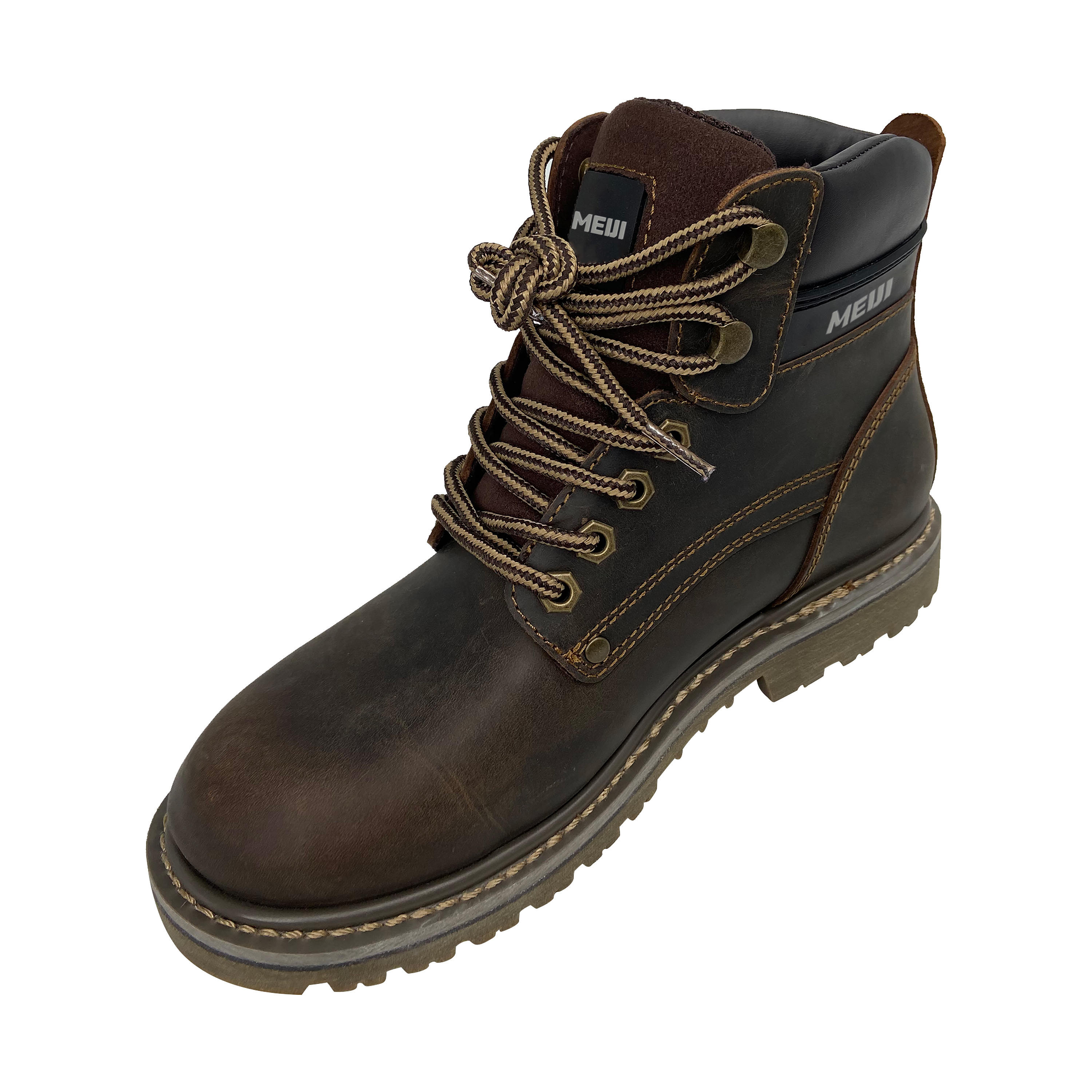 High-end Goodyear style steel head steel bottom safety work boots