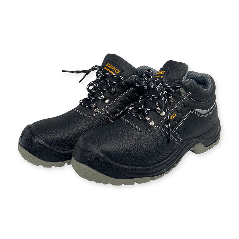 Eva outsole split cowhide leather Upper Safety footwear