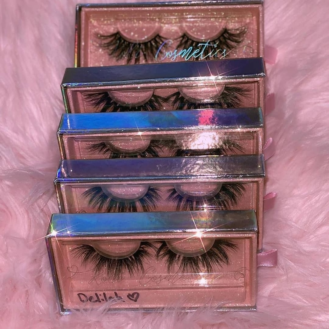 MIKIWI lashes Factory Directly False eyelashes wholesale real Mink fur Eye Lashes With Lollipop Box