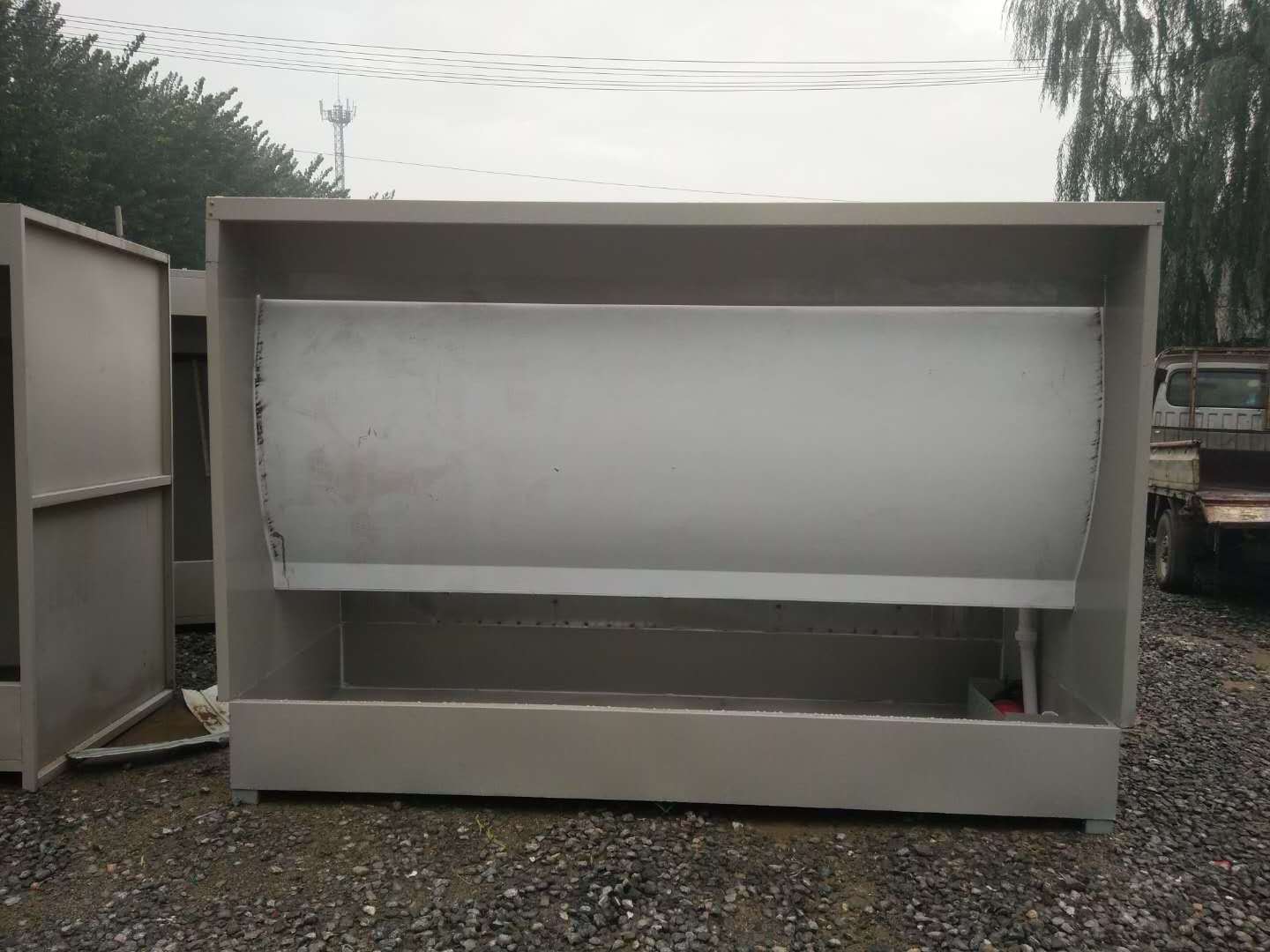 Factory Low Price  Full stainless water curtain recovery cabinet paint spray booth water rain curtain  system