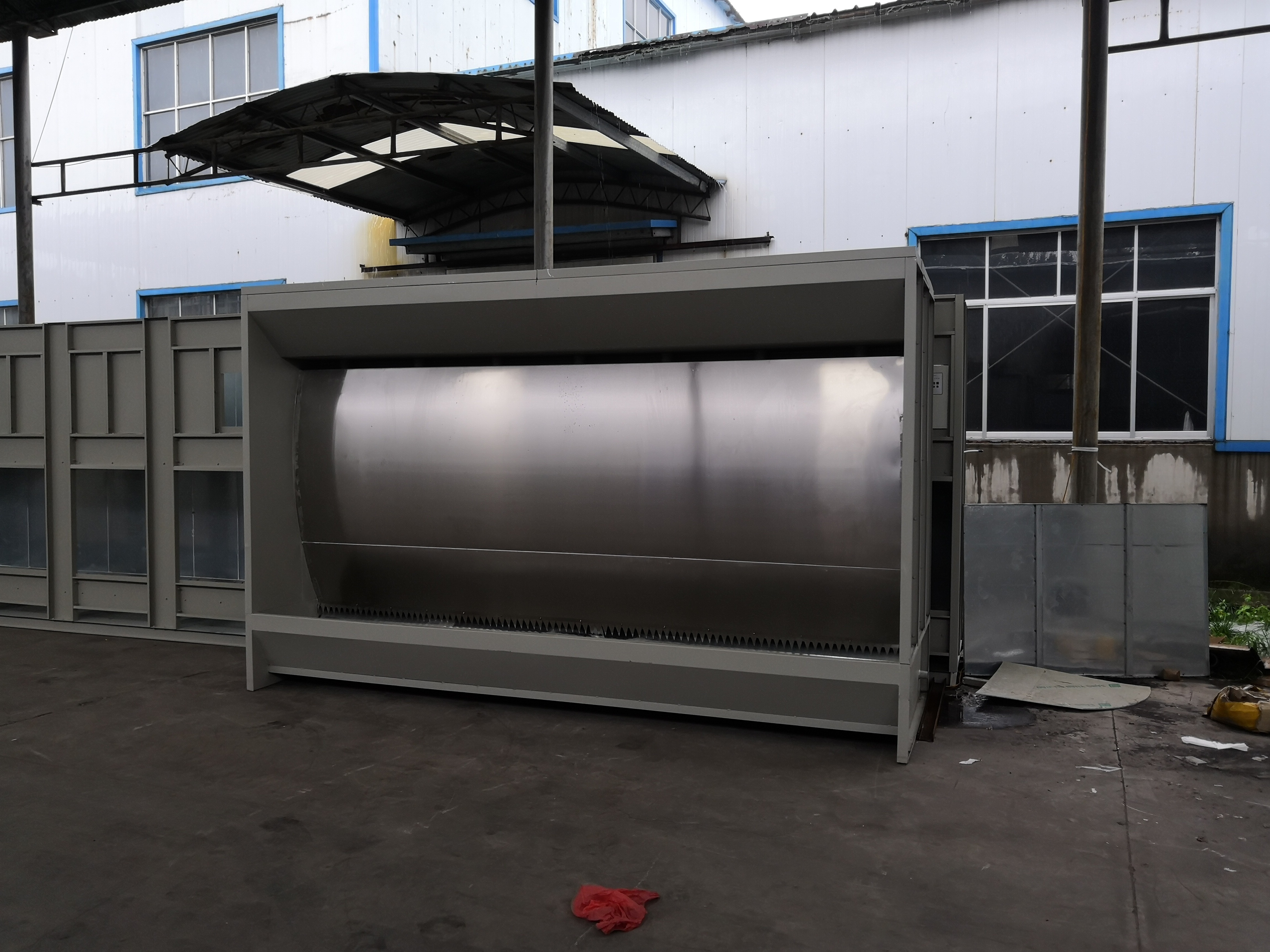 Factory Low Price  Full stainless water curtain recovery cabinet paint spray booth water rain curtain  system