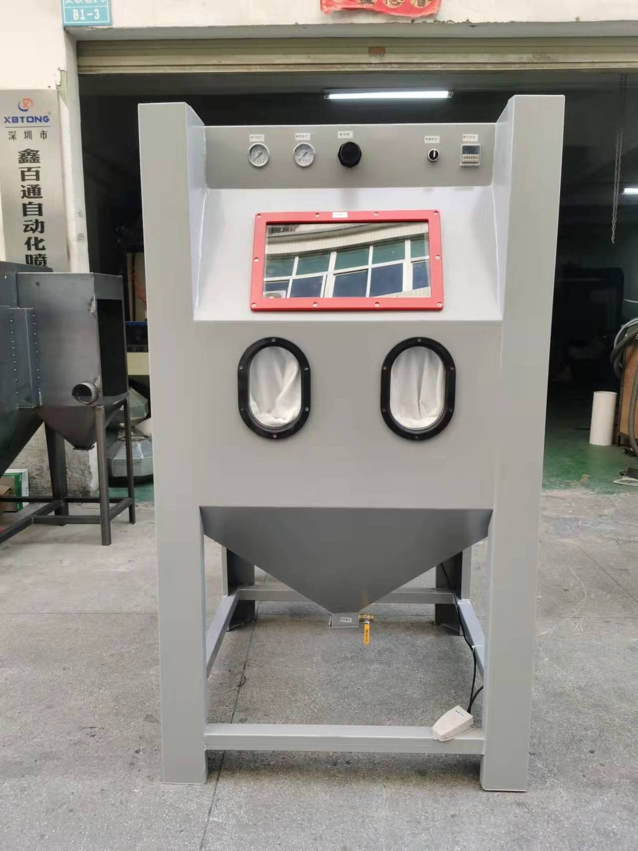 LOW price Wet sandblasting machine dustless manual wet sand blasting cabinet water vapour sandblasting machine