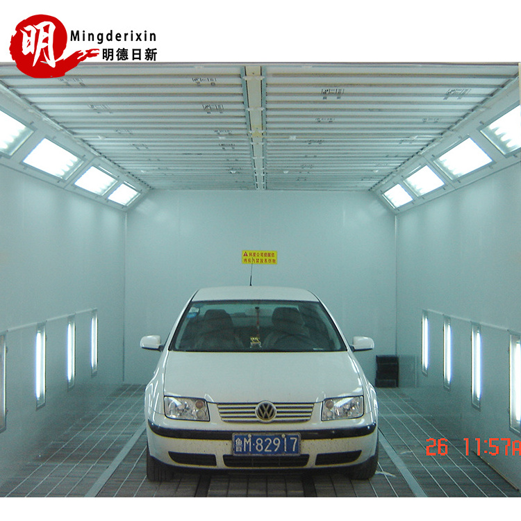 2023 NEWEST  CE Approved New Design Infrared Heating Car Spray Paint Booth for Sale