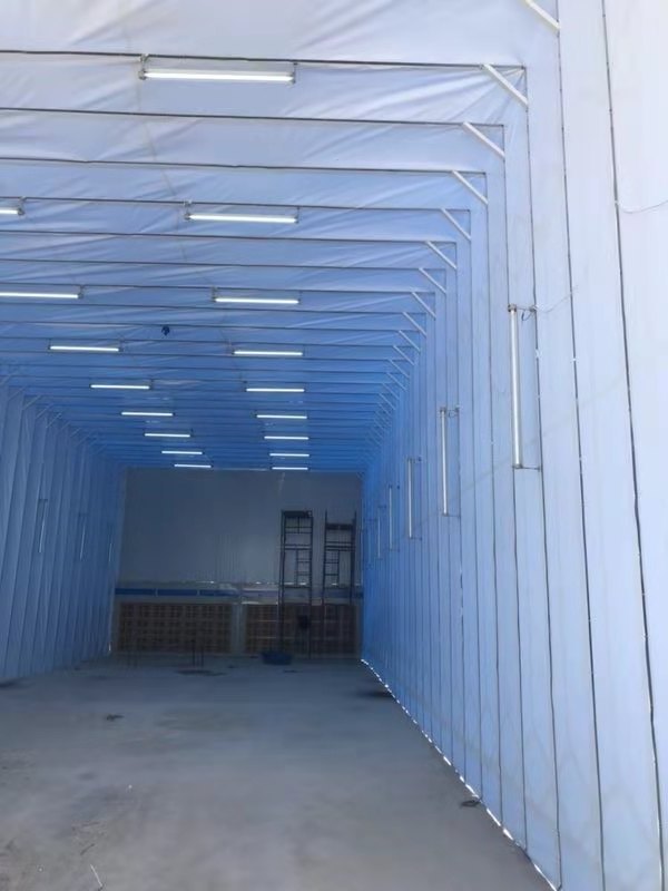 2019 Cover Little Area  Folded Spray Booth  / Mobile Spray Booth for Large Product and Heavy Product