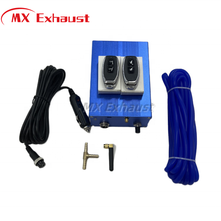 High-performance Stainless Steel Exhaust Muffler with Valve Cutout for Sports Cars