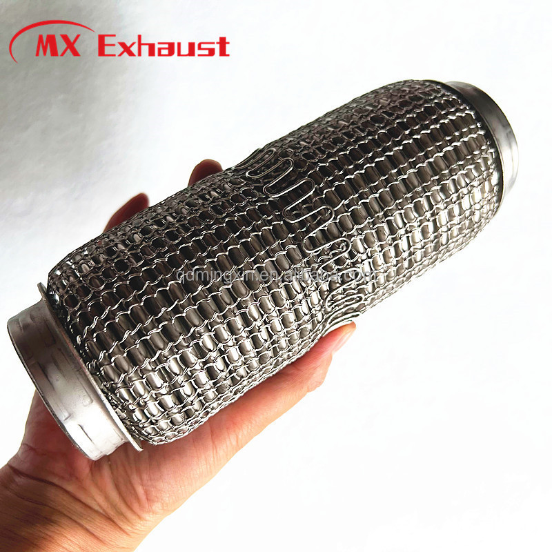 SS304 High Performance  Stainless steel pipes adjustable wiremesh  motorcycle bellows  Universal Fishing Exhaust Flexible Pipe