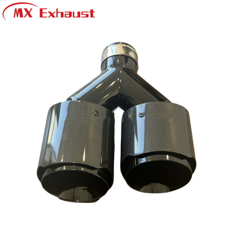 Car Exhaust Tip Carbon Fiber Tailpipe Muffler Multicolor Stainless Steel End Tips - Buy Carbon Fiber Tail Tips