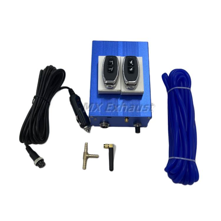 76 mm Performance racing car sound booster vacuum Cutout valve exhaust valvetronic muffler with Remote Control kits