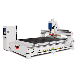 Woodworking machinery Wood ATC Linear blade Tool store Nested Processing Drilling Boring Center CNC Cutting Machine