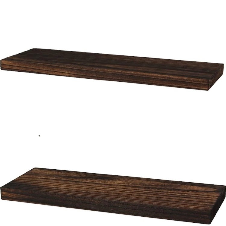 Top - selling wood floating shelves for kitchen, sneaker shoes rack display shelves