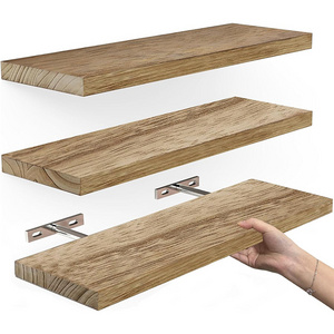 Wholesale wood wall shelf, wood plant shelf, wooden towel hanger shelf