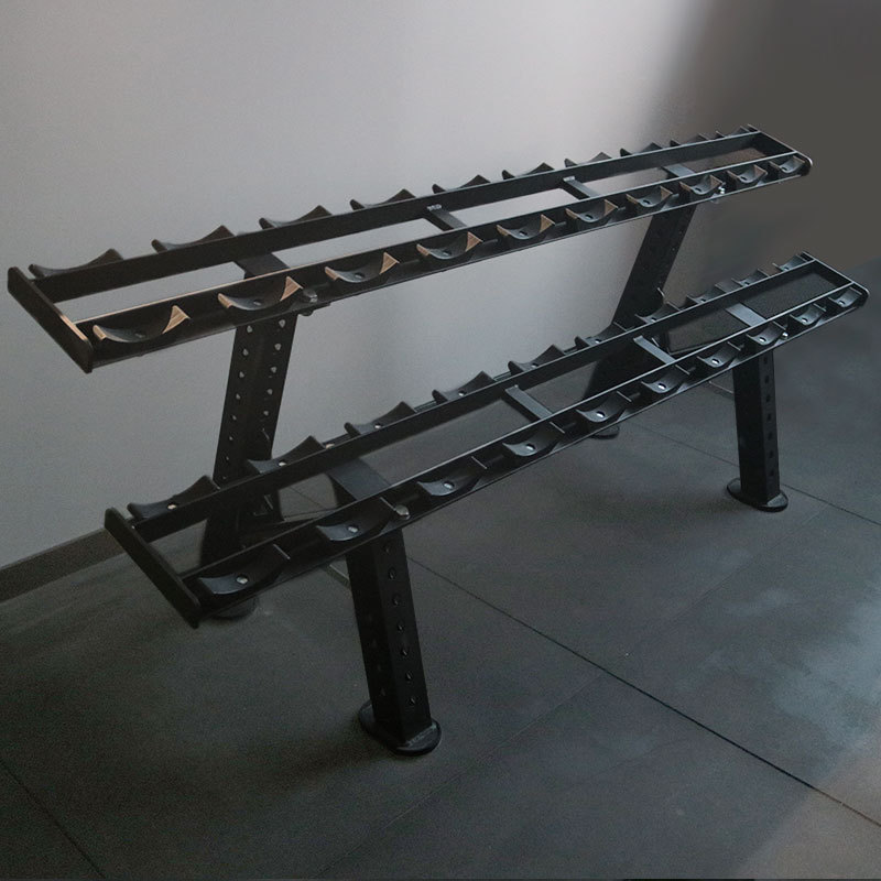 Commercial Dumbbell Set Weight Rack 2 Tire For Gym