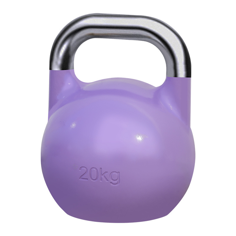 factory wholesale Gym Fitness  Cast Iron Kettle Bell Custom Logo Competition Kettlebell Set