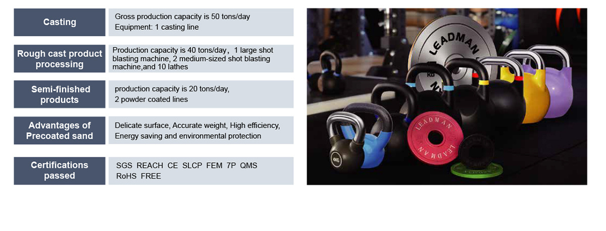 wholesale factory Competition Cast Iron Powder Coated Kettlebell