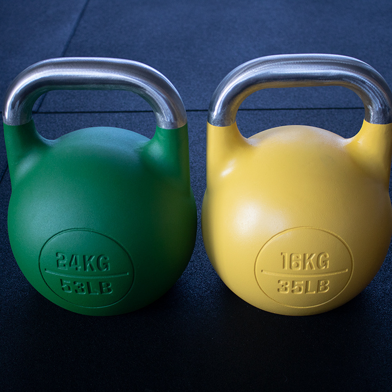 Professional training competition steel kettlebell color kettlebell custom kettlebells