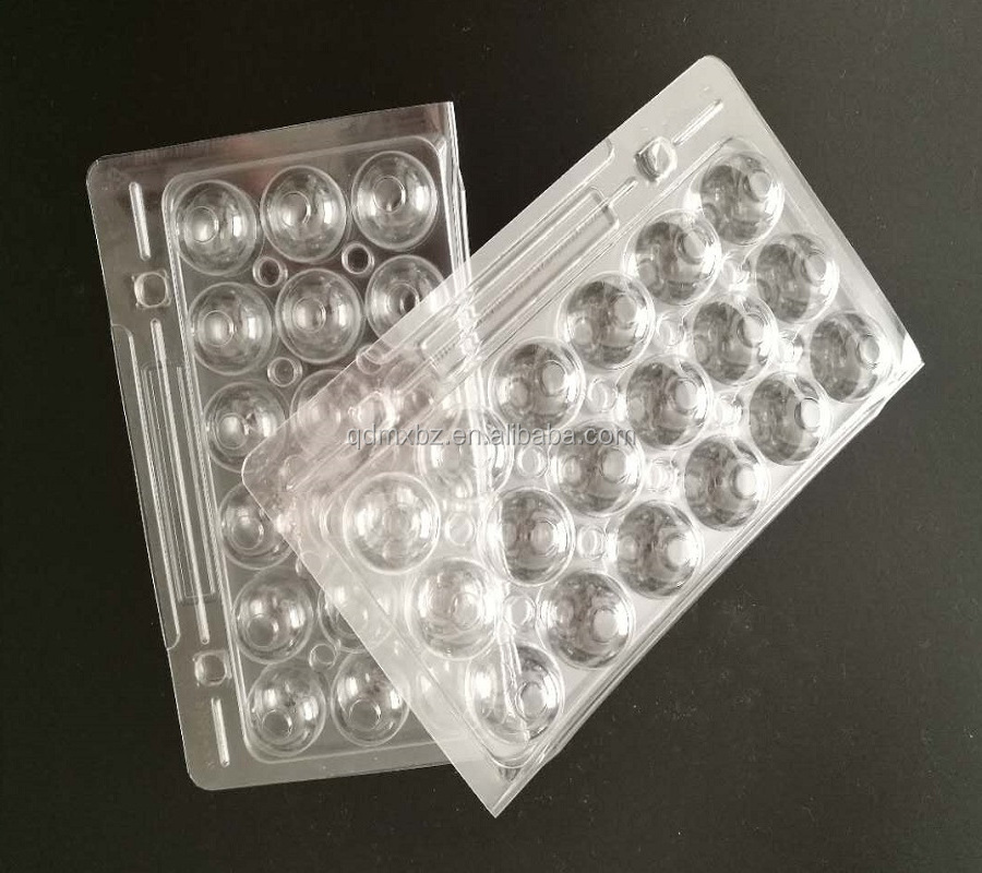 2016 good 6 holes blister tray disposable quail egg cartons for sale