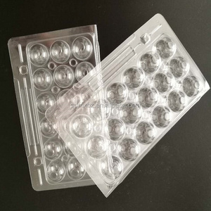 2016 good 6 holes blister tray disposable quail egg cartons for sale