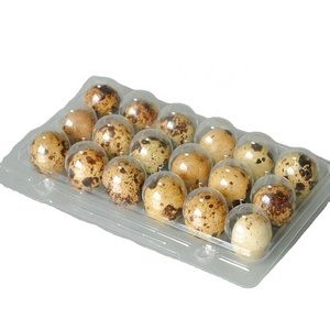 China OEM folding quail egg cartons for sale ,blister 12 pack type ,disposable PET/PVC plastic egg tray