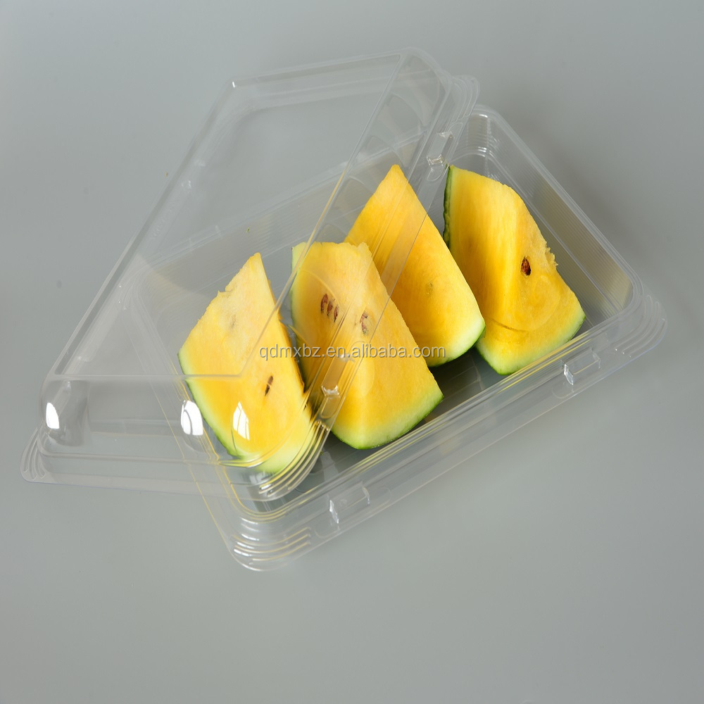 Popular Square Plastic fruit packing punnet for strawberry