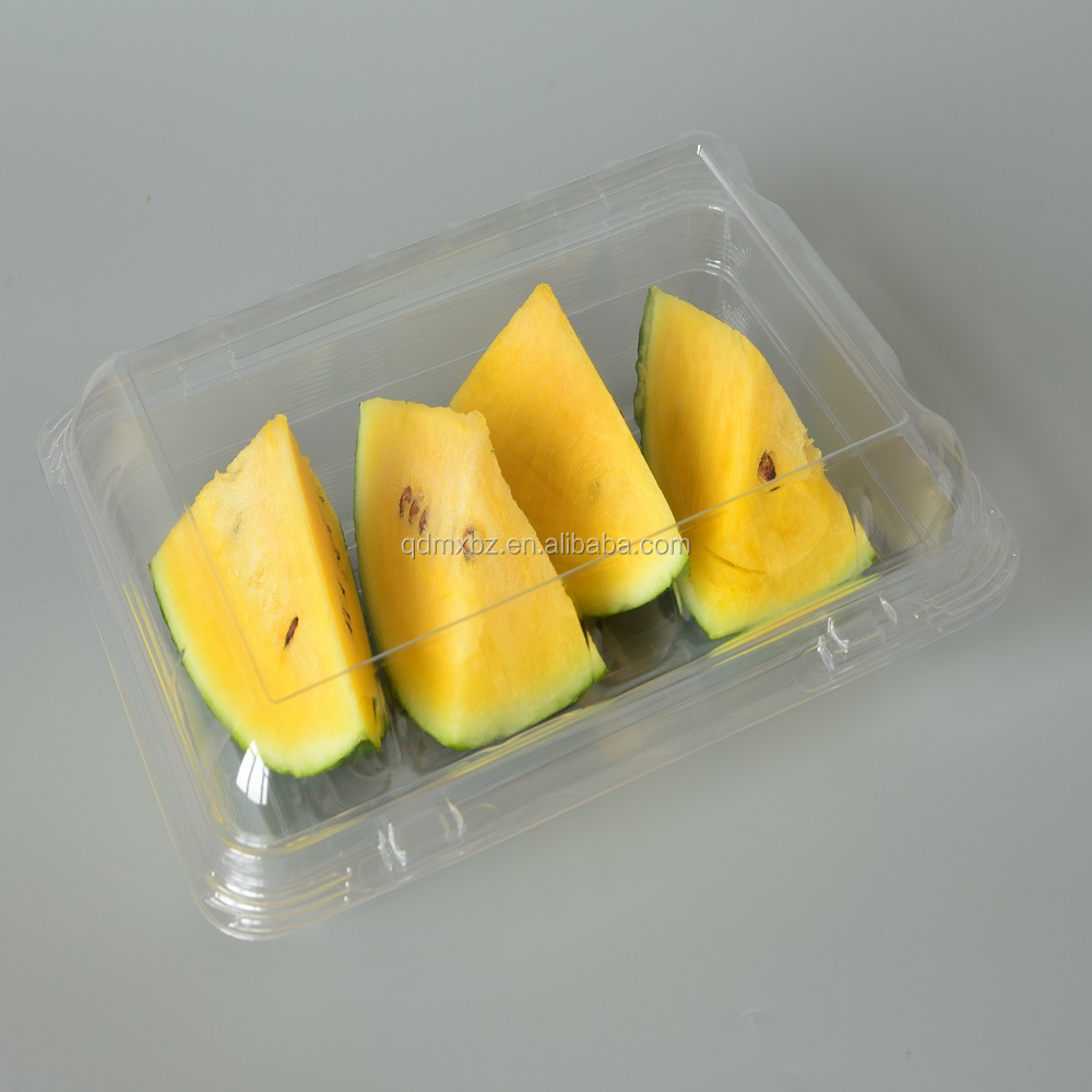 Popular Square Plastic fruit packing punnet for strawberry