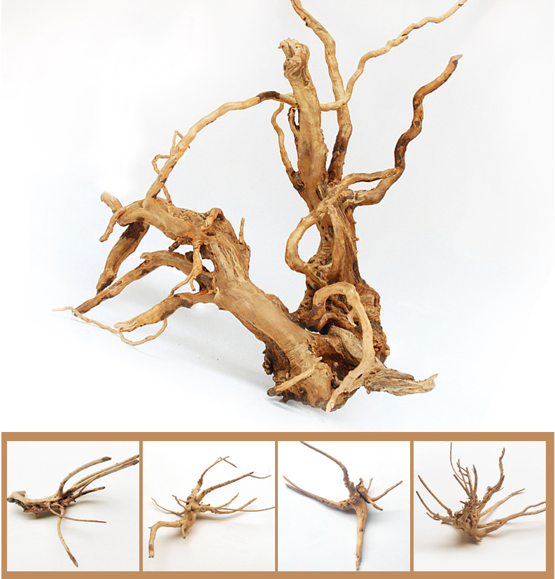 landscaping wood fish tank Moss tree roots sunken wood aquarium natural landscaping water grass glue decorations plant