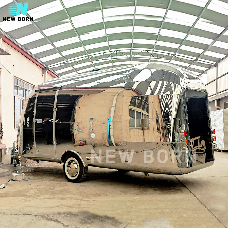 street food van airstream mobile food vending van for sale new food cart stainless steel mobile cart