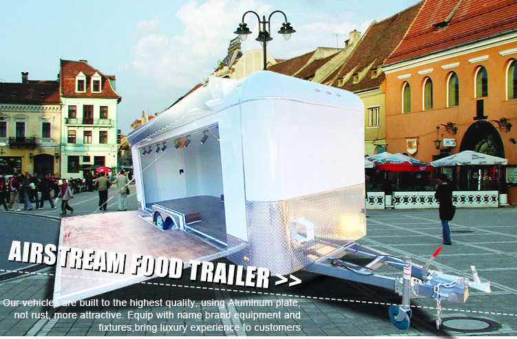 QD NEW BORN  Exhibition Stands Exhibition Display Food Truck Trailer Mobile Bar Trailers mobile stage trailer