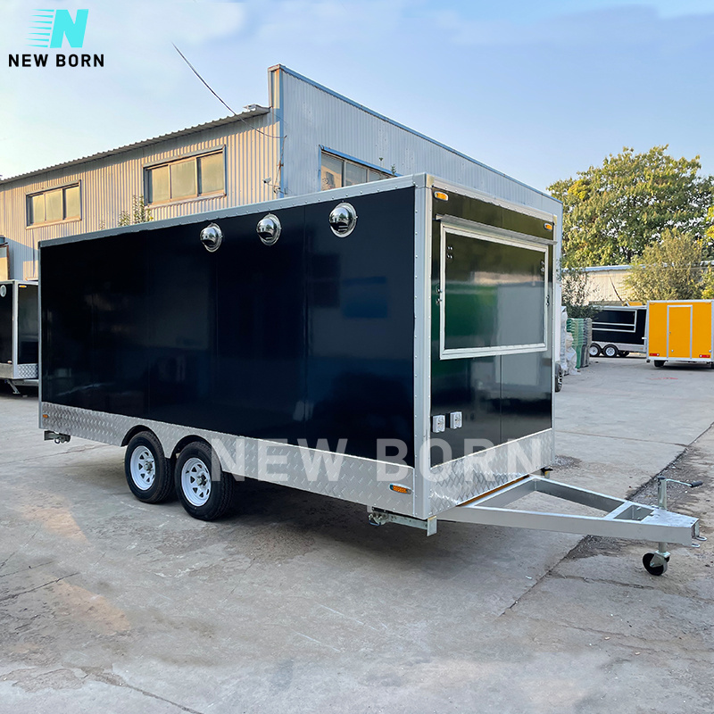 food cart mobile frozen yogurt high quality mobile food trailer concession customized mobile hot dog food