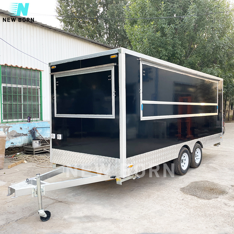 food cart mobile frozen yogurt high quality mobile food trailer concession customized mobile hot dog food