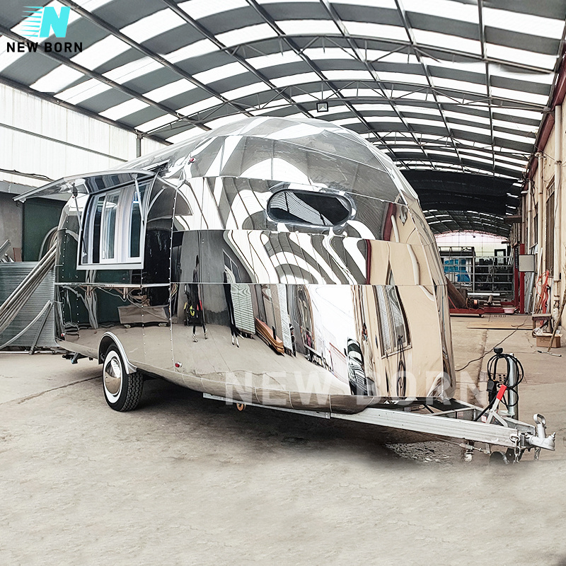 street food van airstream mobile food vending van for sale new food cart stainless steel mobile cart