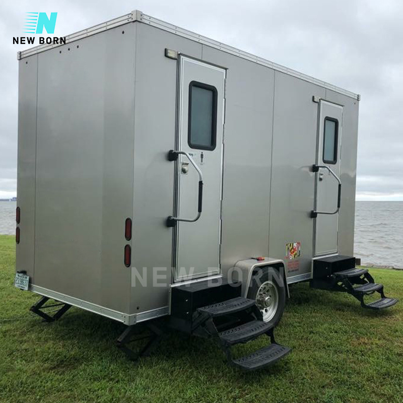 Brand New Portable Restroom Trailer Easy Clearance And High Quality Closeouts Toilet Mobile Toilets Room For Sale