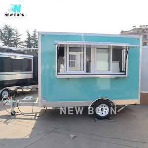 New Born Australia Standard Burger Sugarcane Juice Machine Kiosk Cart Food Trucks Food Trailers Stall Shop Lemonade Trailer