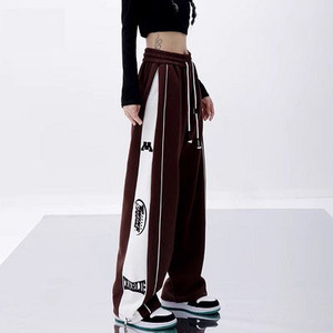 China Manufacturer Custom Wholesale Women's Loose Relaxed Oversized Straight Leg Pants Jazz Dance Sweatpants