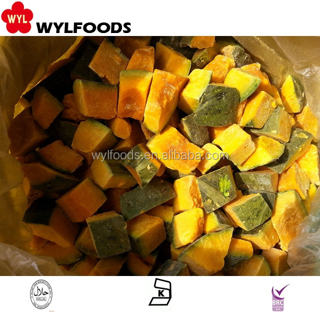 Sweet and Soft Organic Frozen Pumpkin Cubes and Pumpkin Vegetable Chunks for Export