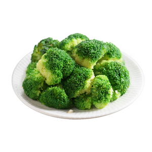 Organic and Green IQF Frozen Broccoli Florets of Various Sizes and Shapes for export