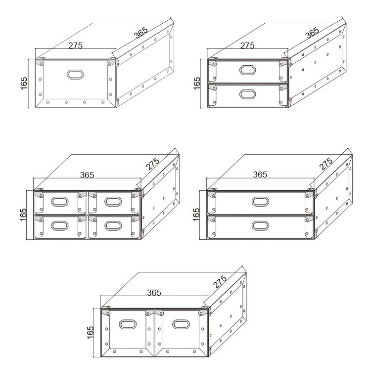 Gray light luxury waterproof and moisture-proof home storage drawer box