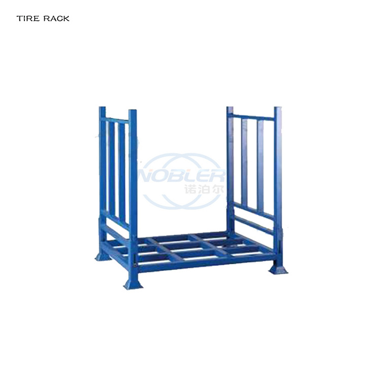 Low Price Wholesale Great Quality Stacking Container Display Portable Fabric Roll Textile Tire Rack