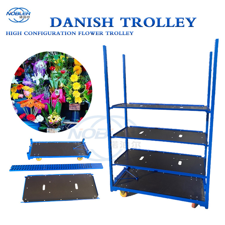 123 Seedling Retail Containers,Seedling European Flower Trolley,Seedling Pot Plant Trolley