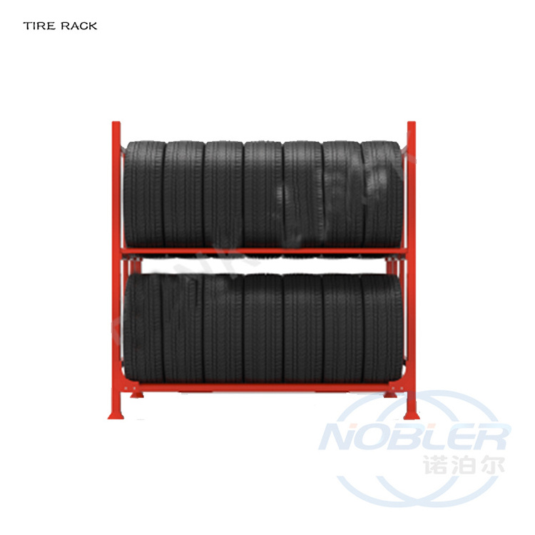 Customized Good Quality Heavy Duty Portable Stackable Folding Storage Truck Spare Tire Rack For Warehouse