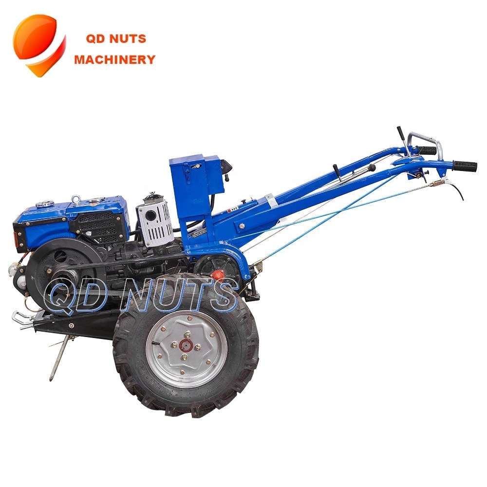 Cheap price 12 hp diesel electric start  small walking tractor  motocultor power tiller