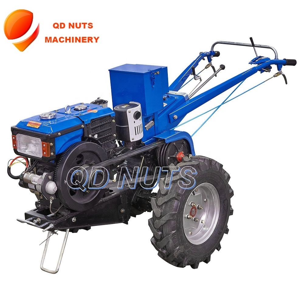 Cheap price 12 hp diesel electric start  small walking tractor  motocultor power tiller