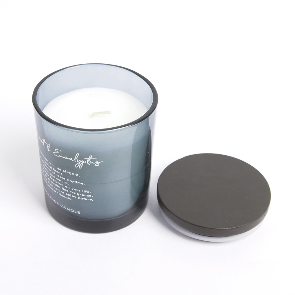 Wholesale Luxury Custom Logo Pillar Aromatherapy Scented Soy Wax Candles in Bulk