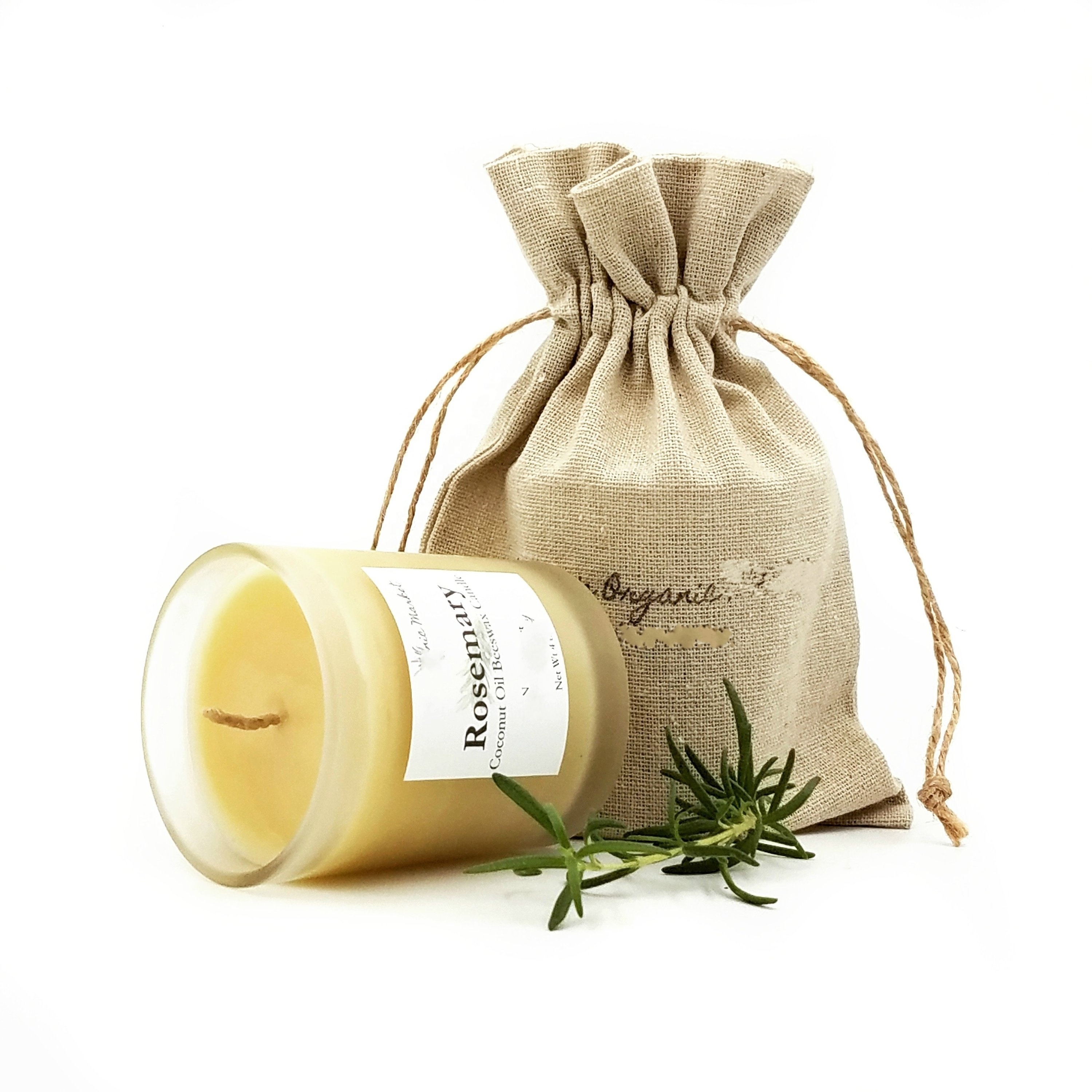 100% Pure Beeswax Candle Organic Natural Beeswax Candle Jar Candle In Bag With Essential Oil Coconut Wax