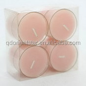 20g white tealight candles/tealight /colored scented tea candle