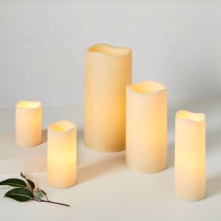 LED candle Pillar Lights Candle for Wedding Home decoration