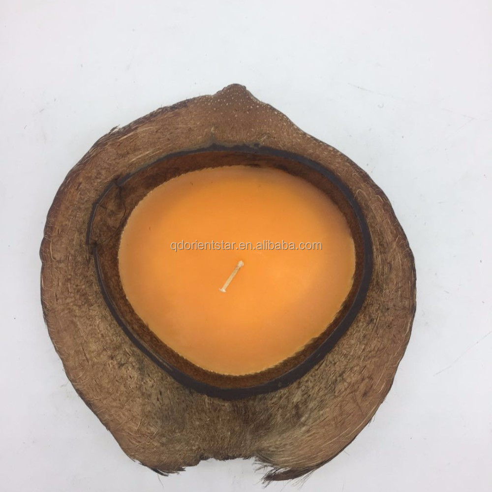 Natural Coconut Shell Candle Smell Scented Candle