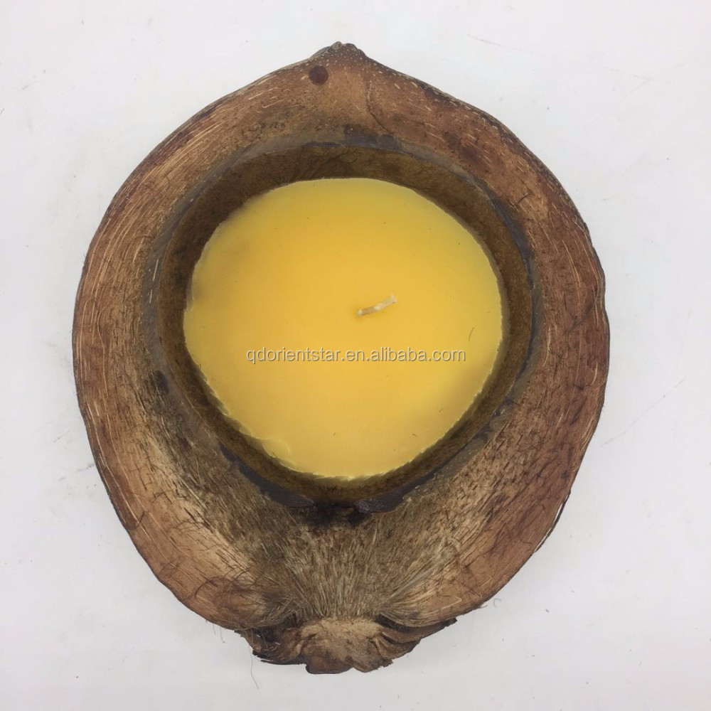 Natural Coconut Shell Candle Smell Scented Candle